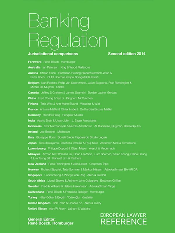 Banking Regulation 2nd Edition - Lingua inglese