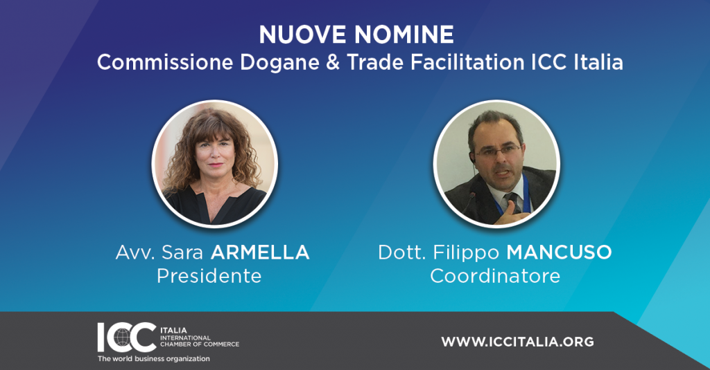 Nomine Commissione Dogane & Trade Facilitation di ICC Italia