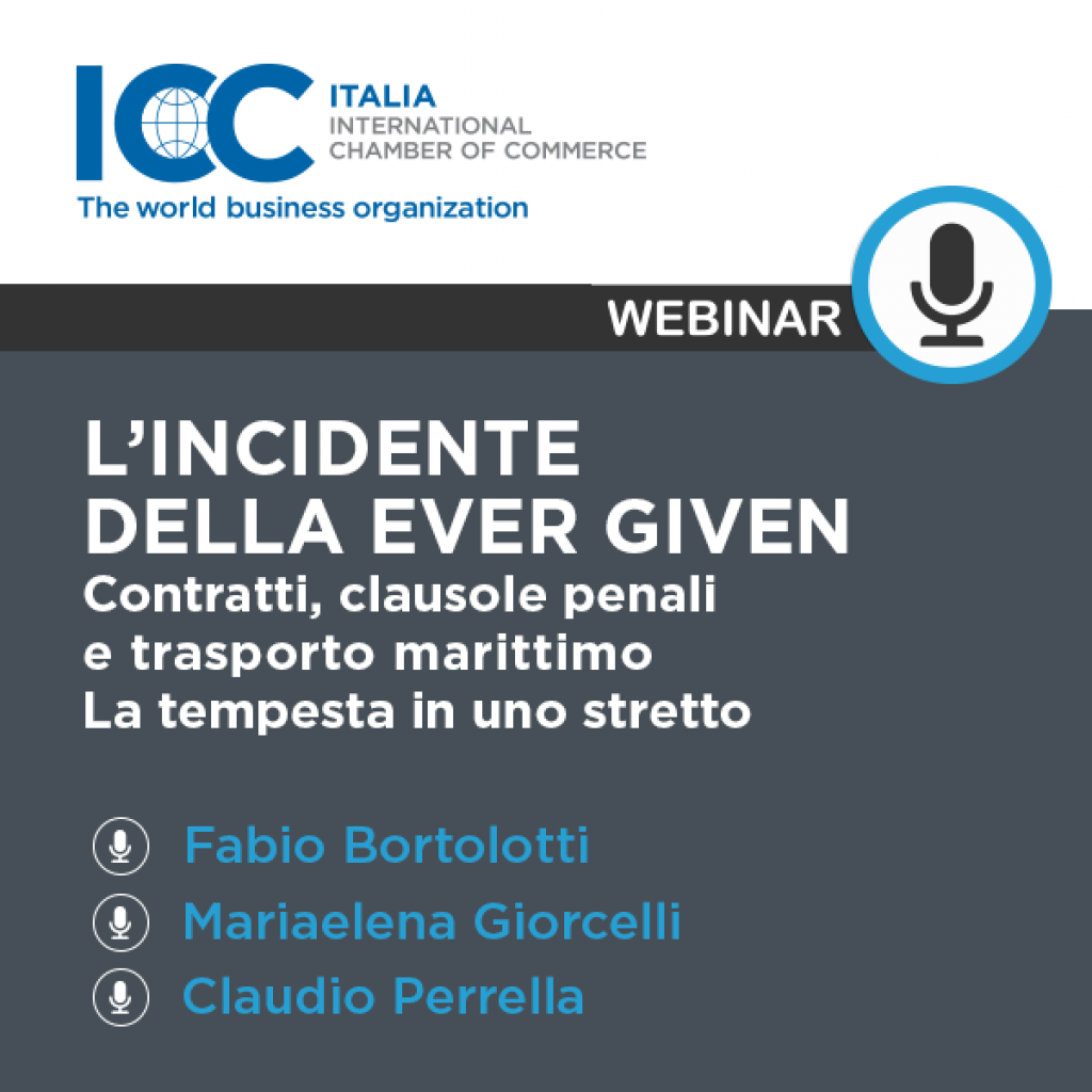 Il webinar è gratuito per gli Associati ICC Italia.Il costo è comprensivo dell’attestato di partecipazione.