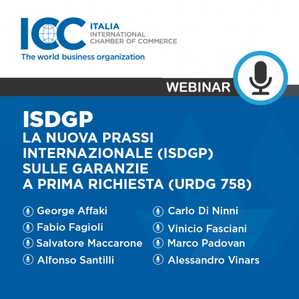 Sei un associato ICC Italia? Accedi al sito e guarda il webinar gratuitamente.  