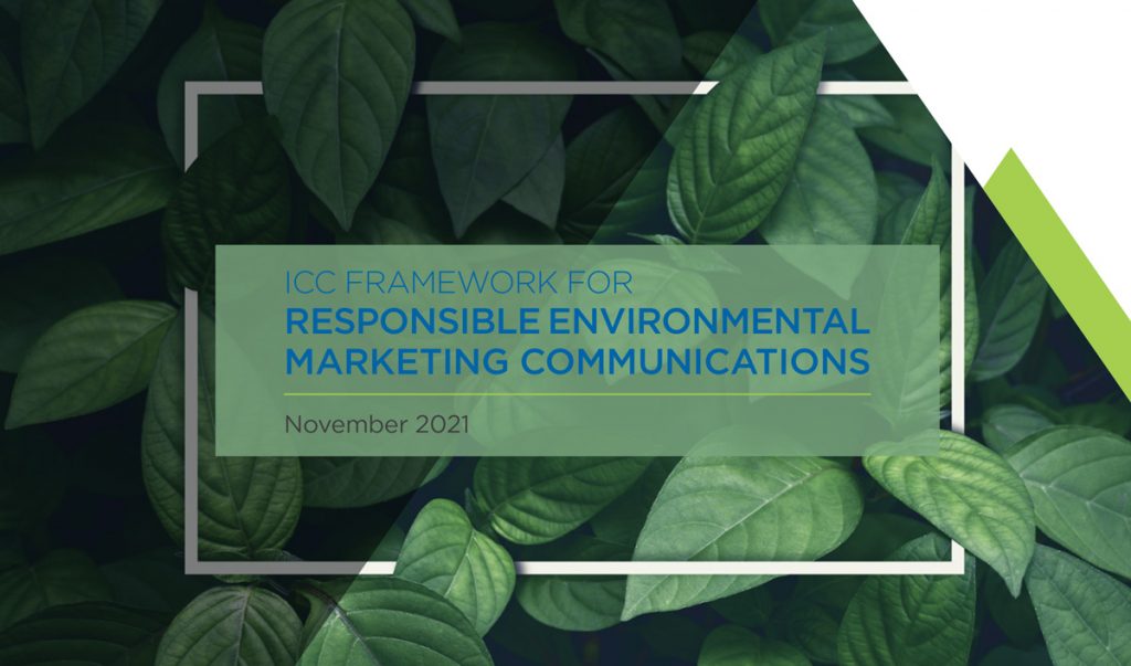 ICC Framework for Responsible Environmental Marketing Communications