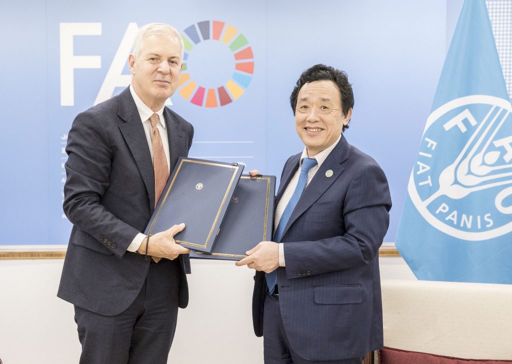 Siglato oggi a Roma l’accordo ufficiale tra ICC e FAO per rafforzare il coinvolgimento del settore privato nel campo della cooperazione internazionale