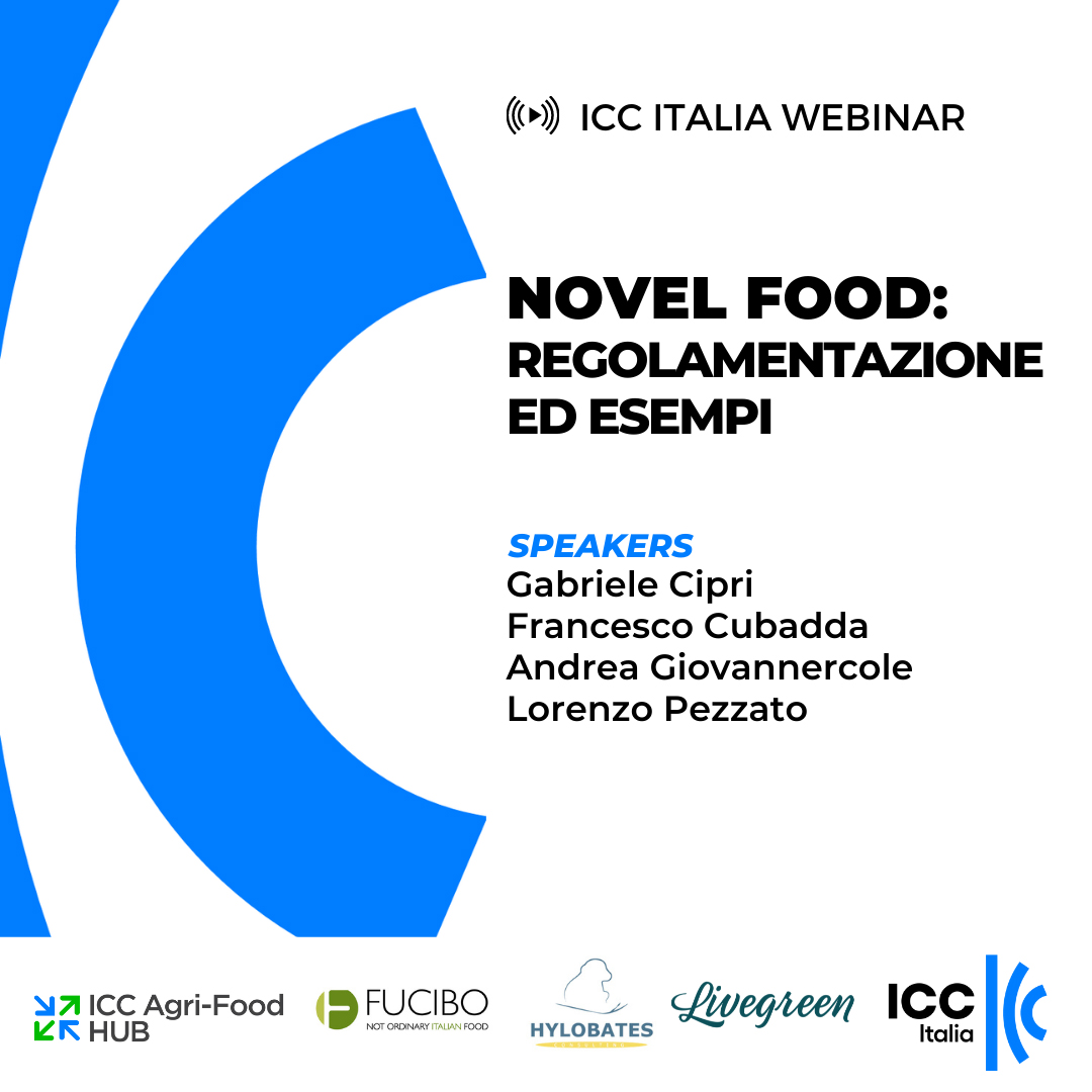 Novel Food Regolamentazione ed Esempi Webinar ICC Italia