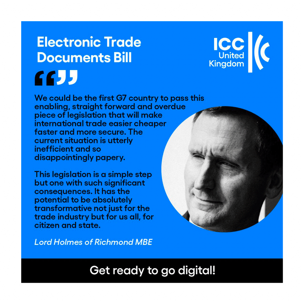 Il disegno di legge sui documenti commerciali elettronici entra nel Parlamento del Regno Unito