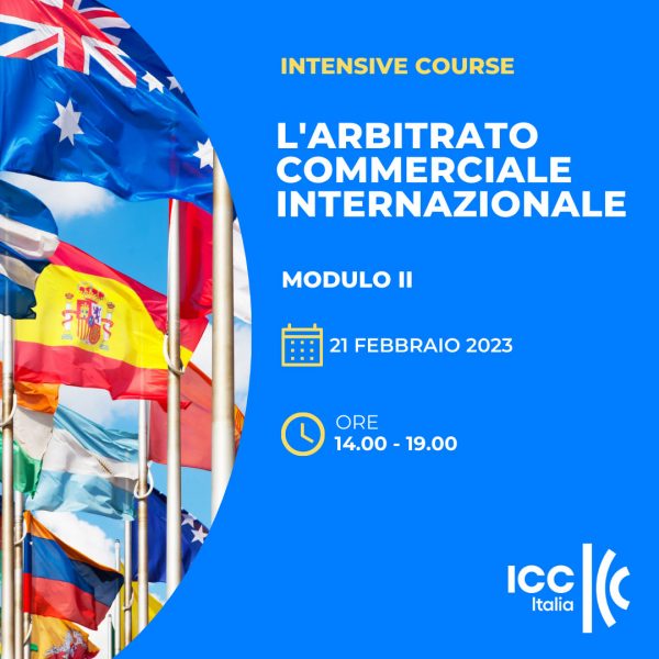 Corso Intensive L'Arbitrato commerciale internazionale