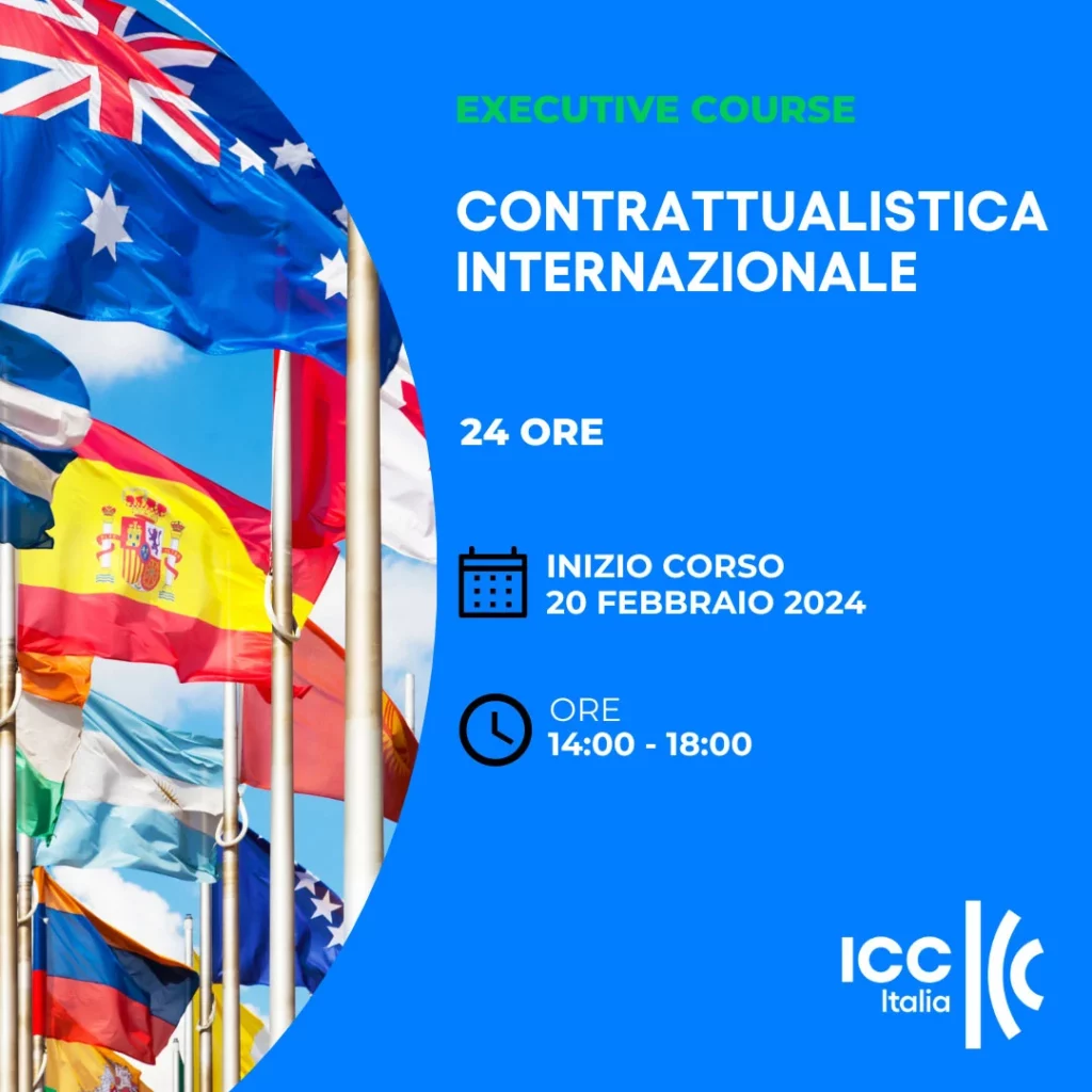 Contrattualistica Internazionale Executive Course ICC Italia
