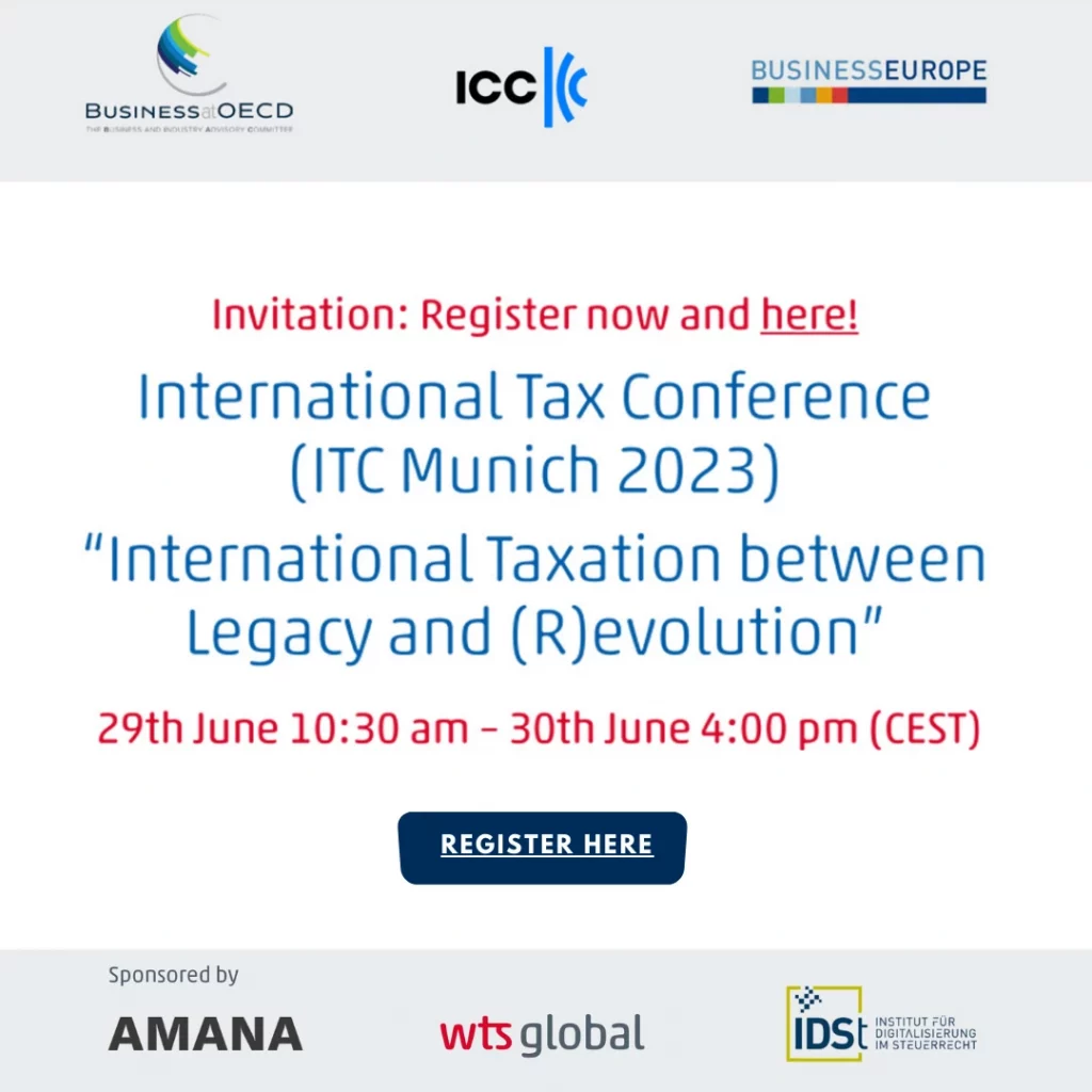 International Taxation between Legacy and (R)evolution?