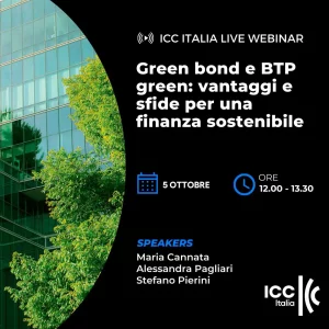 Green bond e BTP green ICC ITalia live webinar
